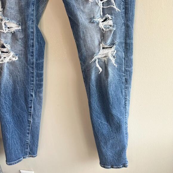Men's American Eagle Next level airflex Slim medium wash distressed Size 29 X 32 - Picture 3 of 11